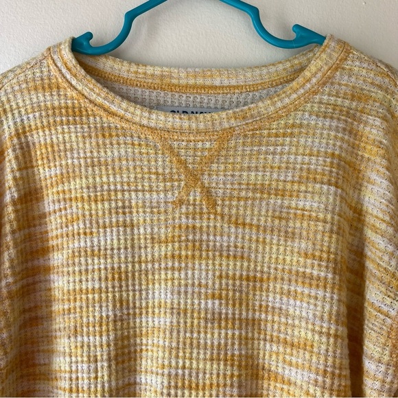 Old Navy Kids 2-Piece Waffle Knit Lounge Set | Size 5T | Yellow White Girls - Picture 13 of 13